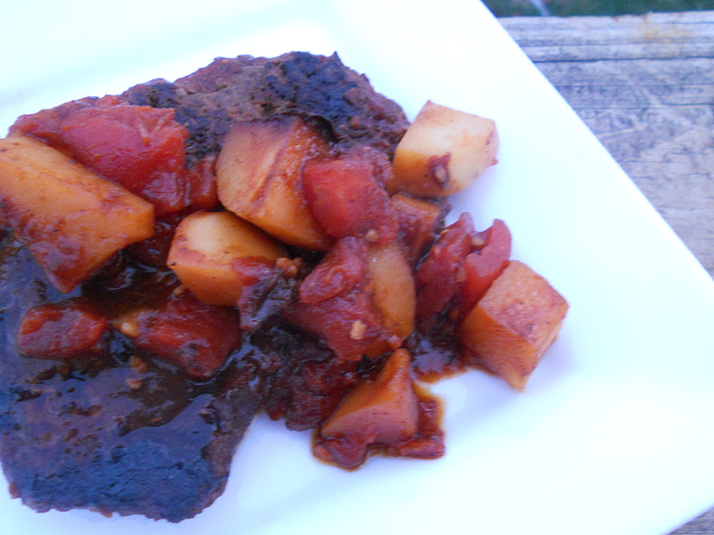 Cubed Steak with Tomato Gravy Ally's Sweet & Savory Eats
