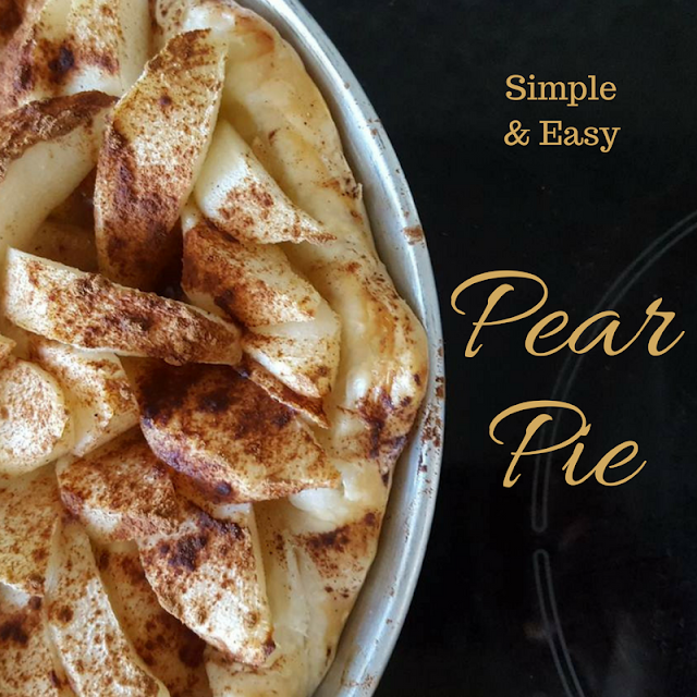 Simple and easy pear pie recipe