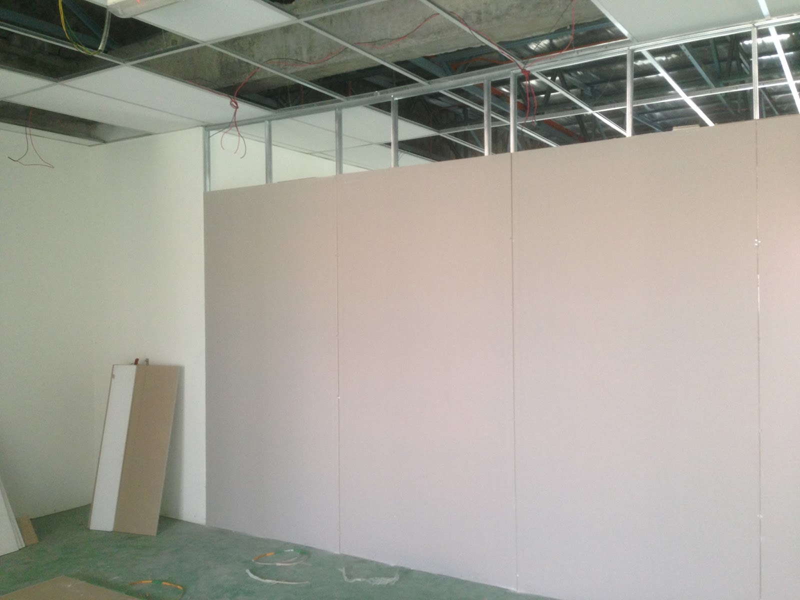 KDA Renovation: Pemasangan Gypsum Board - Partition Wall
