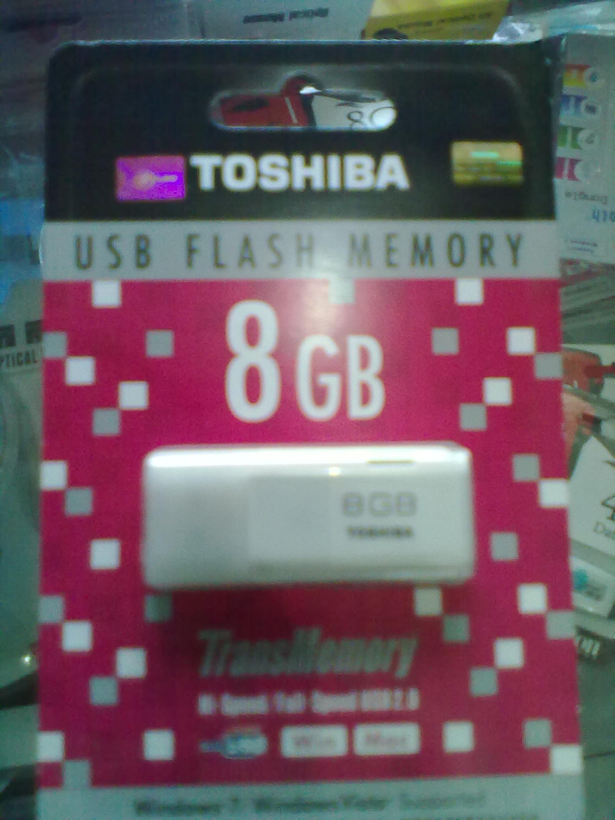 Service Laptop Kendal 2012 Nie gan penampakan flasdisk 8Gb Toshiba harga 95ribu
