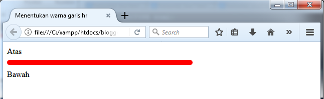 Cara membuat garis horizontal di HTML (tag hr) - Zikri Tekno