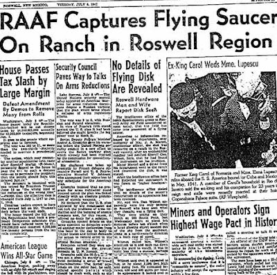 Today in Southern History: The Roswell Incident Report