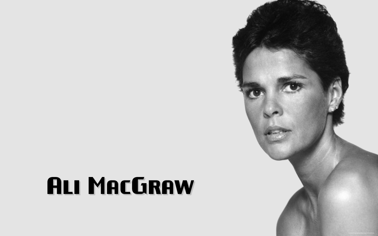 Filmovízia: Ali MacGraw Wallpaper
