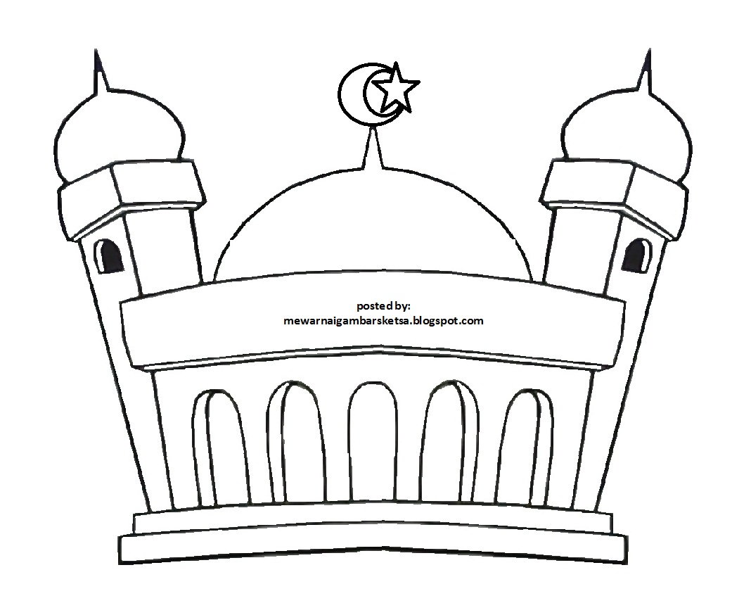 Mewarnai Gambar Tempat Ibadah dan Berdoa Mewarnai Gambar Tempat Ibadah dan Berdoa
