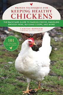 Book cover for Proven Techniques for Keeping Healthy Chickens by Carissa Bonham