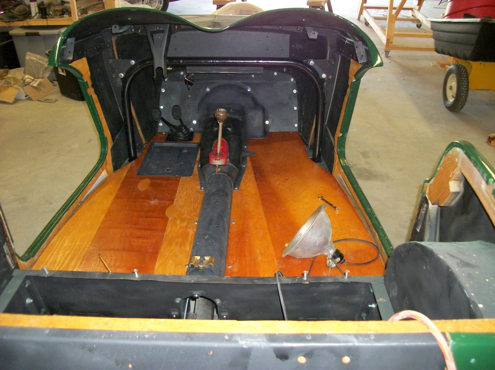 1952 MG TD: Interior