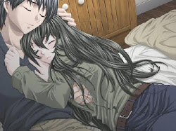 sleeping anime couple cute animated wallpapers
