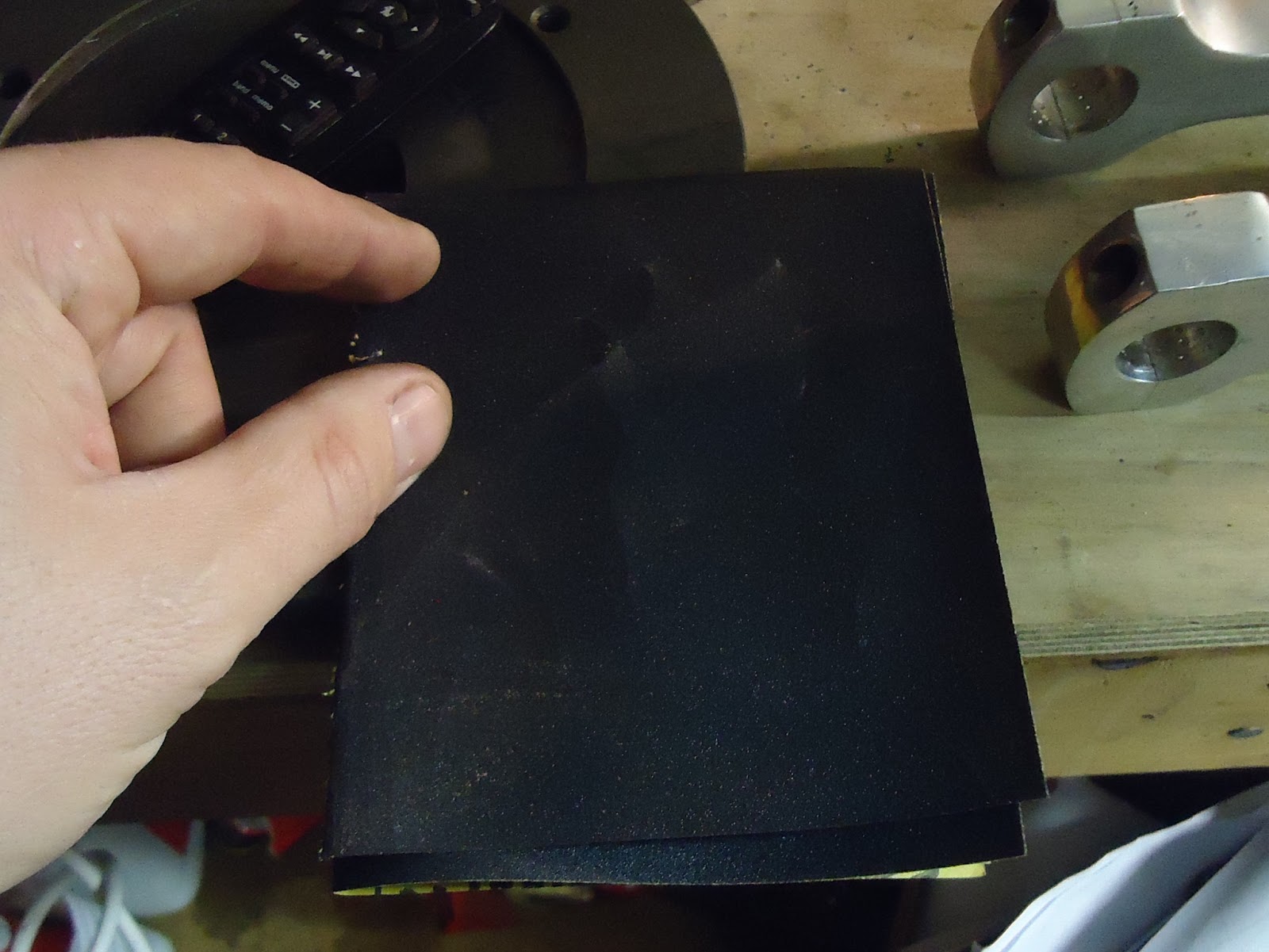 Tear it up, fix it, repeat Uncle Lummie's Quarter Sheet of Sandpaper