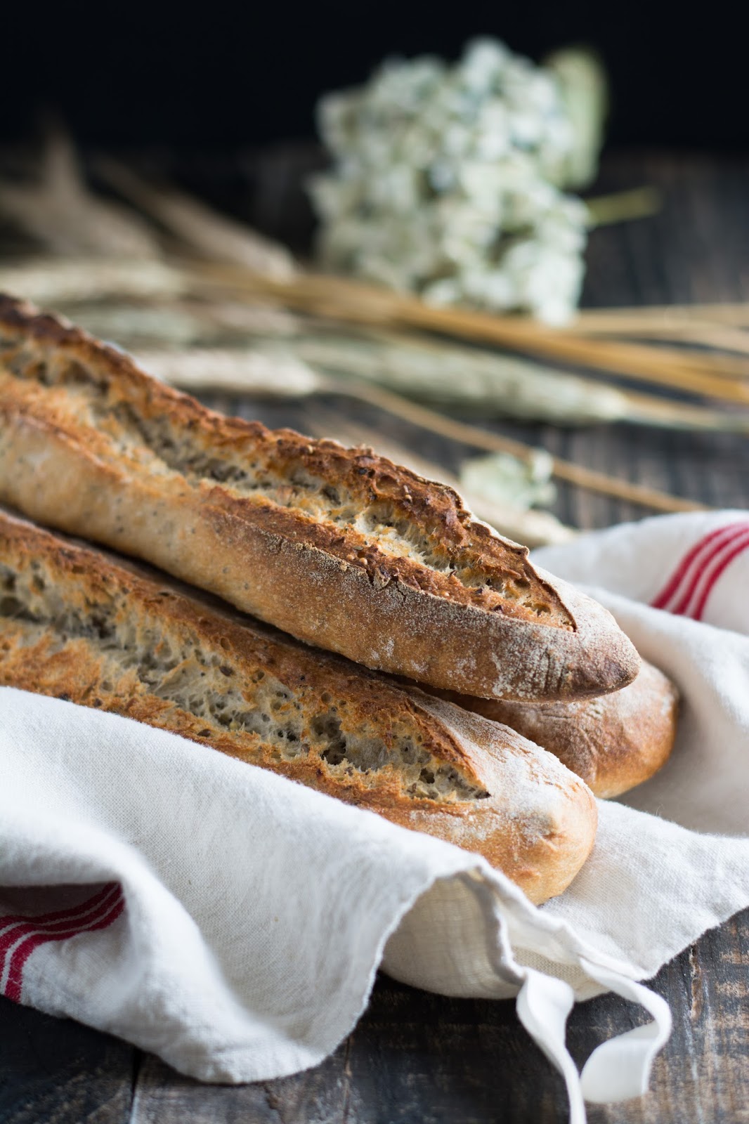 Chic, Chic, Chocolat Baguettes aux graines et au levain