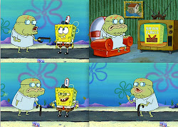 spongebob bran tv hey flakes saw cereal box squarepants night last sun brother grass grows shines fly birds cards nice