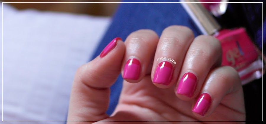 Nail art color block deborah 