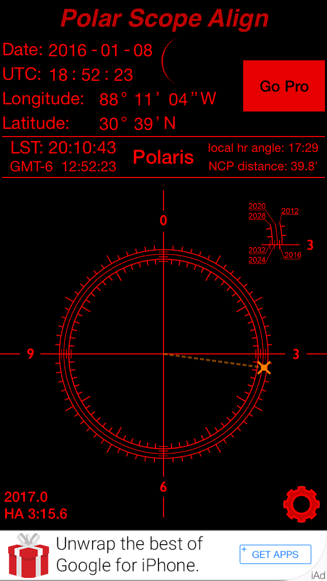 Pascal Hilkens Astro Page : SkyWatcher Polar Scope Align - v2.9