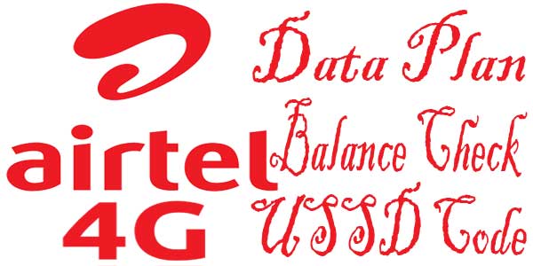 Check Airtel Data Plan 2G 3G 4G