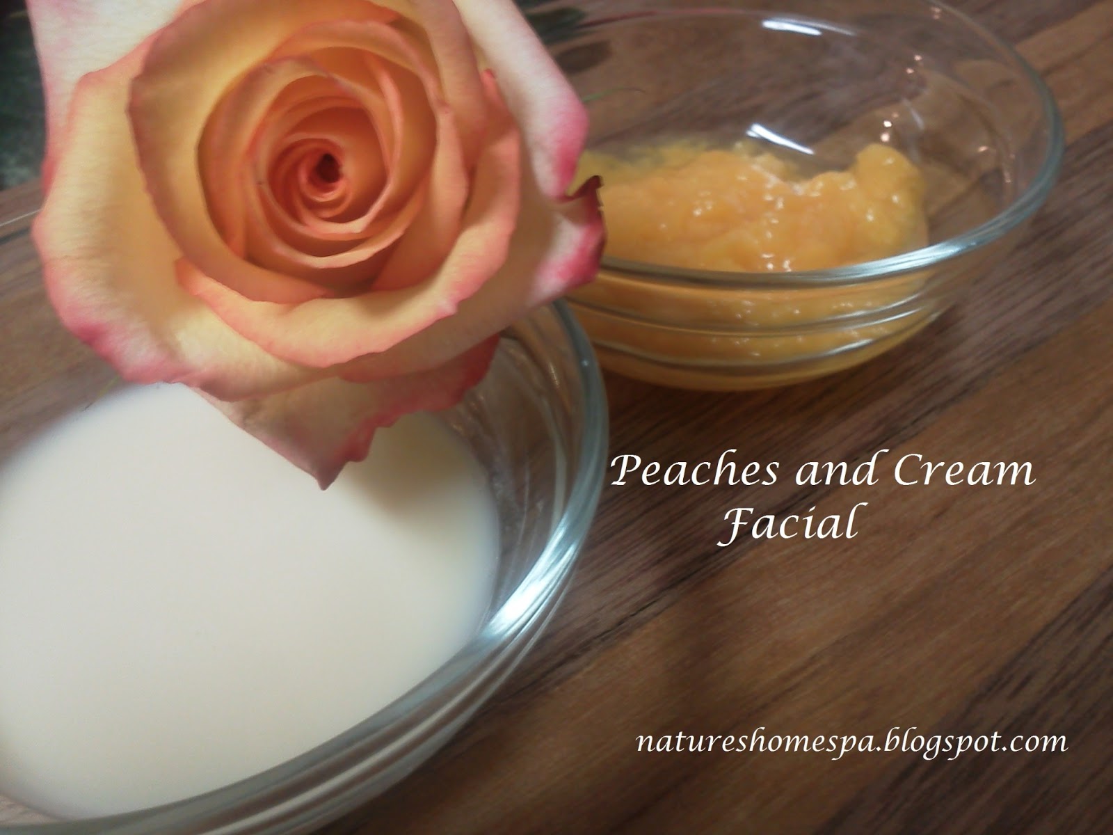 Natures Home Spa Peaches and Cream Facial