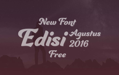 Download 10 Font Terbaru Gratis Edisi Agustus 2016