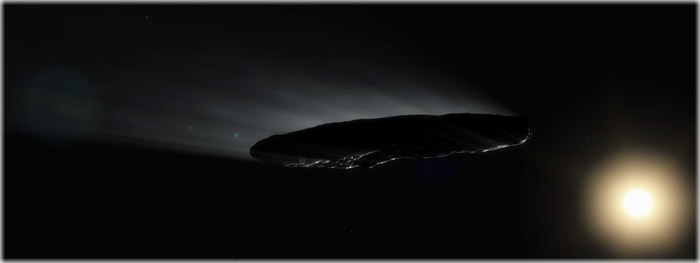 Oumuamua não é asteroide - oumuamua é um cometa