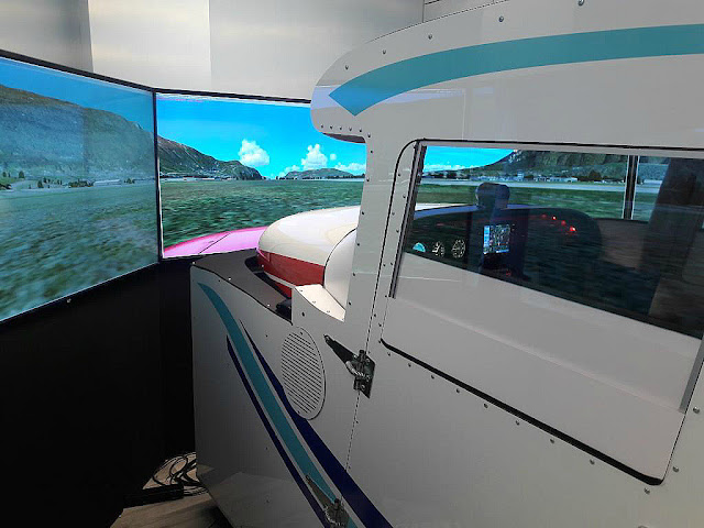 Aéroclub simulation simulateur de vol aviation pilotage