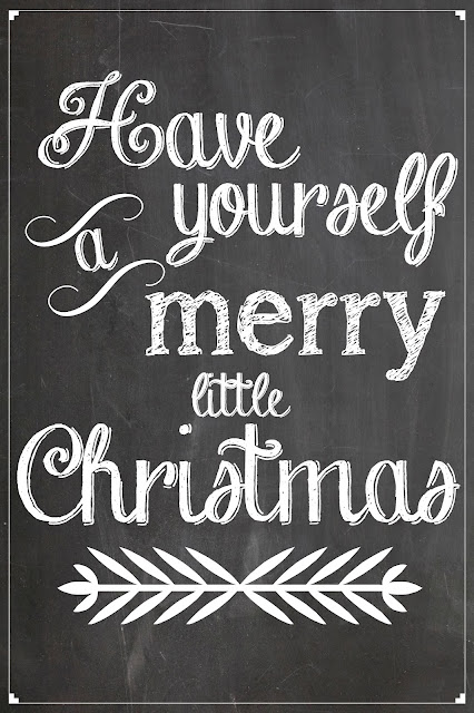 FREE Christmas Chalkboard Printables by Orchard Girls