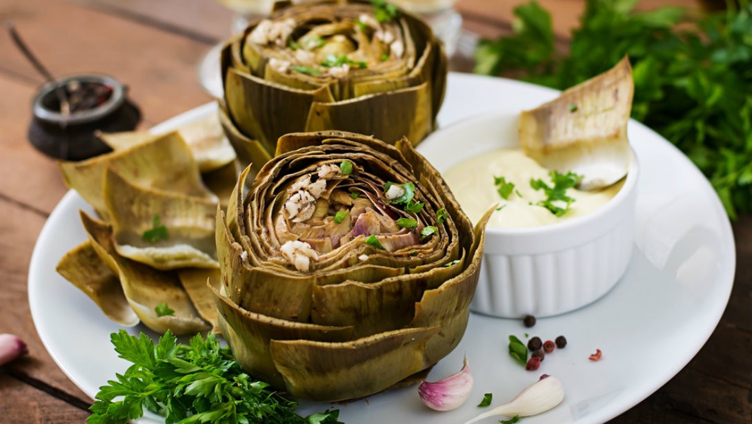 Mississippi Foodie Hearty Artichokes with Garlic and Olive Oil