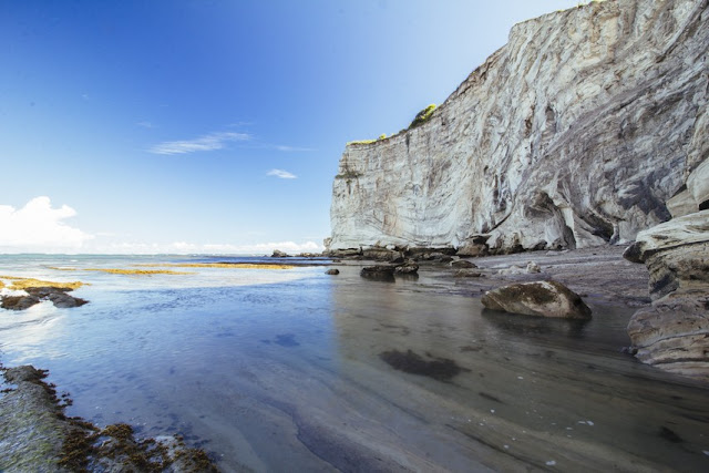 Staring at the silence of the Cliffs of the Beach in Watu Parunu Staring at the silence of the Cliffs of the Beach in Watu Parunu