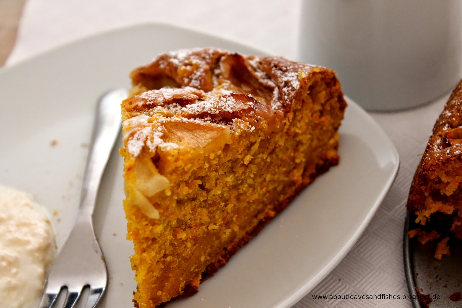 About Loaves and Fishes: Herbstlicher Apfel - Kürbiskuchen