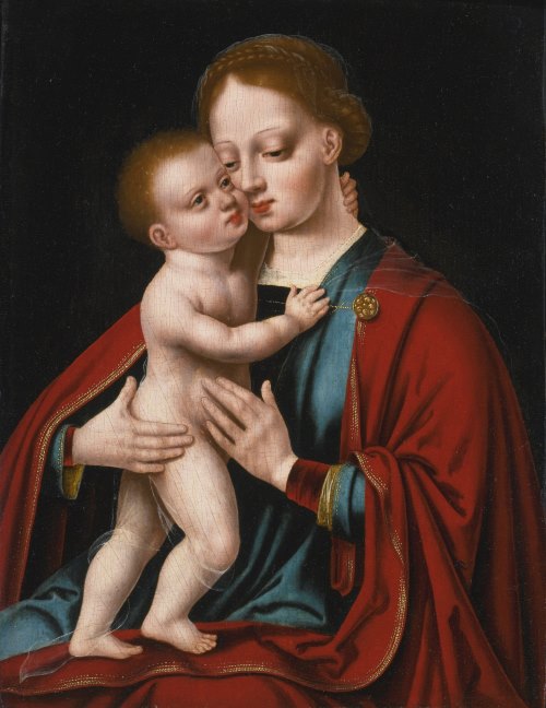 Антверпенская школа (Antwerp School), 1530-1540 Мадонна с Младенцем