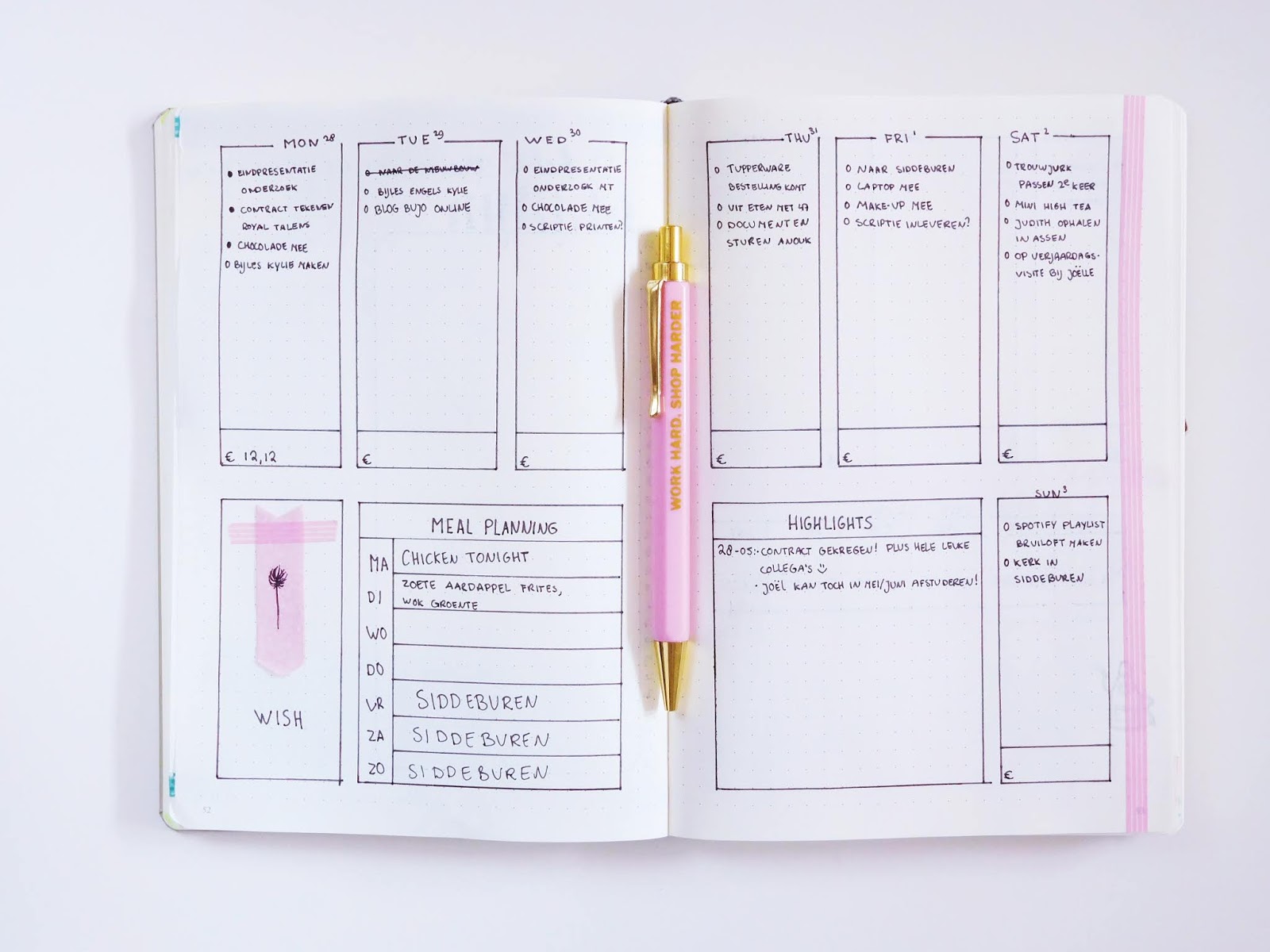 weduwnaar kussen wassen Een bullet journal gebruiken als agenda | The DIY Life - Nederlandse DIY  blog