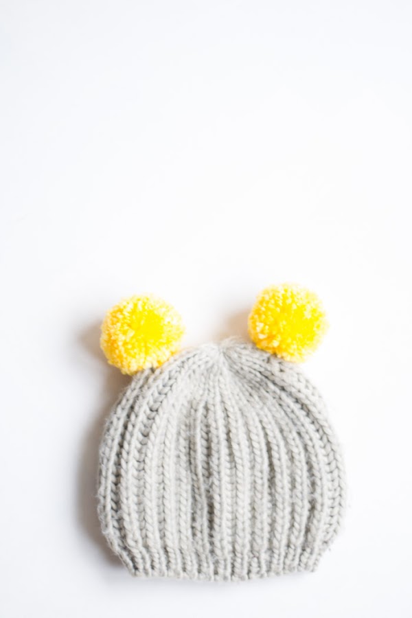 Gorro con pompones diy exprés