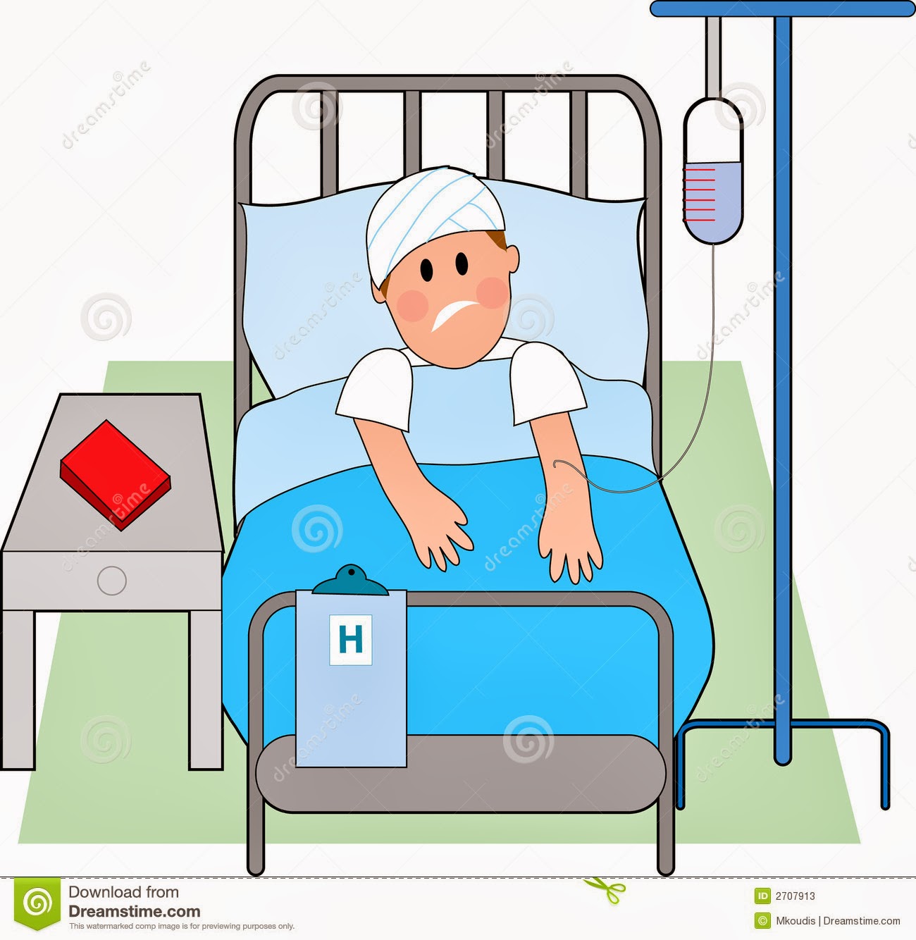 Hospital Bed Cartoon Images | BangDodo