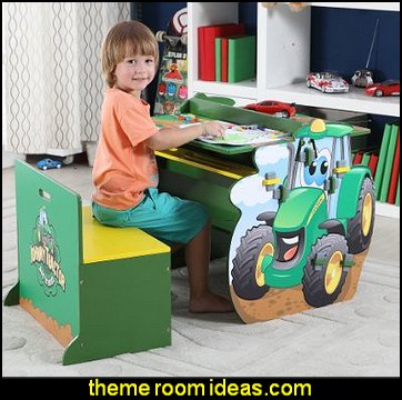 John Deere Johnny Tractor Activity Table and Chair Set Farm theme bedroom decorating ideas - horse theme bedroom decorating ideas - girls horse theme bedrooms - farm animals decor - Country themed bedroom - John Deere decor - John Deere bed - John Deere wall decals - Barnyard Bedroom Theme - Farm themed wall decals - farm animals kids wall decor - tractor beds John Deere Johnny Tractor Activity Table and Chair Set