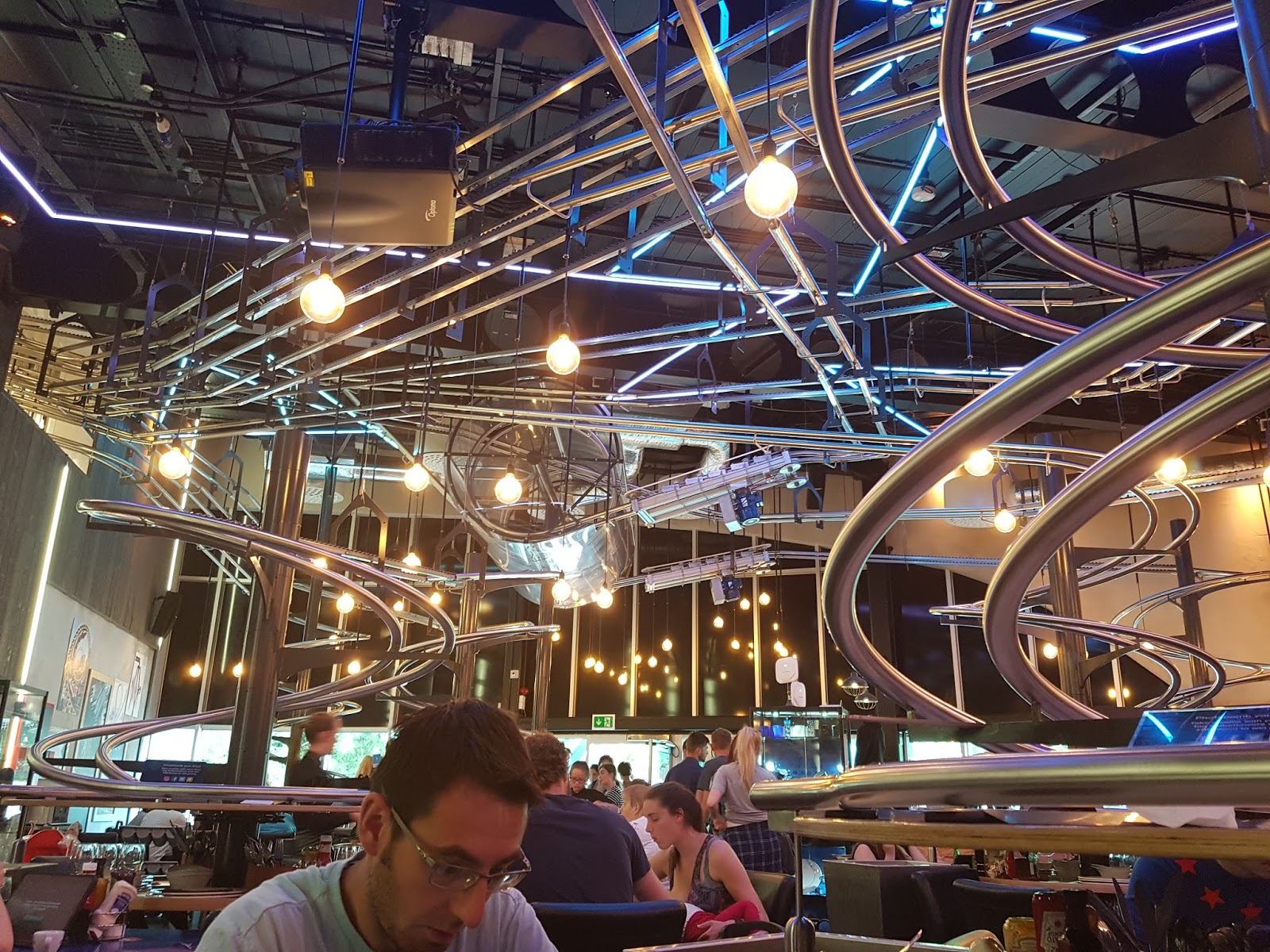 Team Stokey Rollercoaster Restaurant at Alton Towers