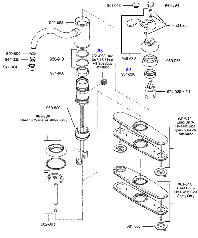 Schematic Of Kitchen Faucet