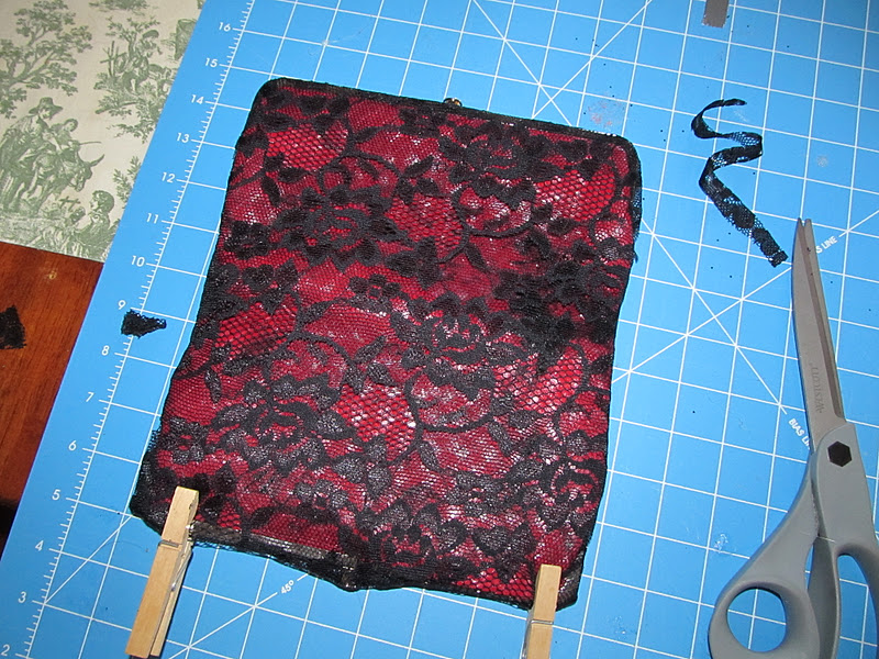 WobiSobi Project ReStyle 52, Lace Clutch, DIY
