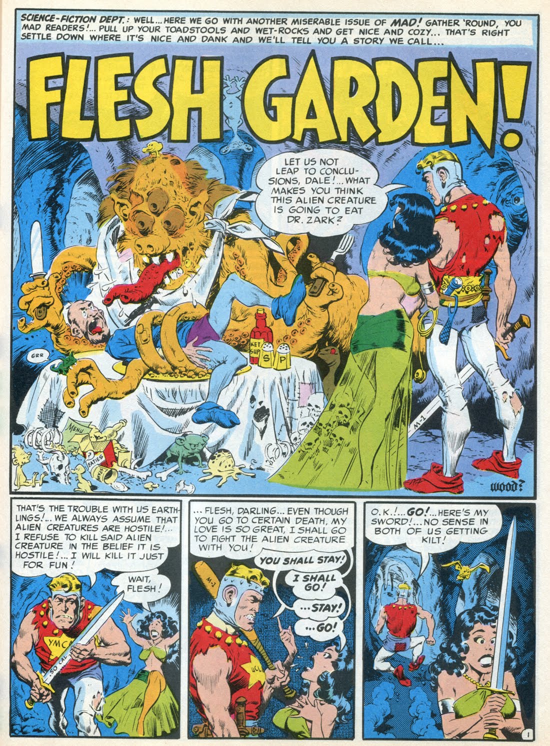 Inside Jeff Overturf's Head: Flesh Garden! - Wally Wood - Mad Mondays!