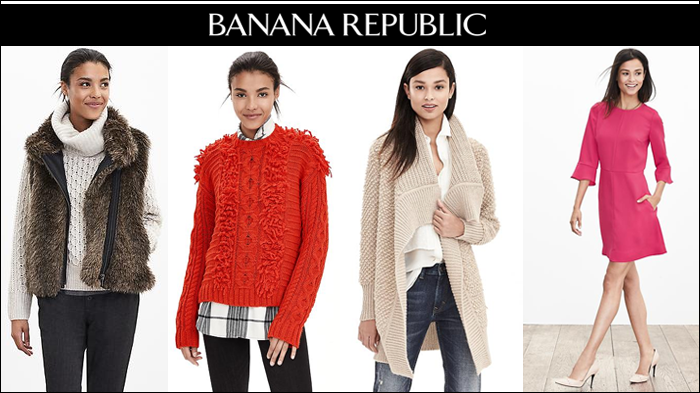 banana republic, fuzzy sweaters, fringe sweaters, party dress, black friday 2015 deals