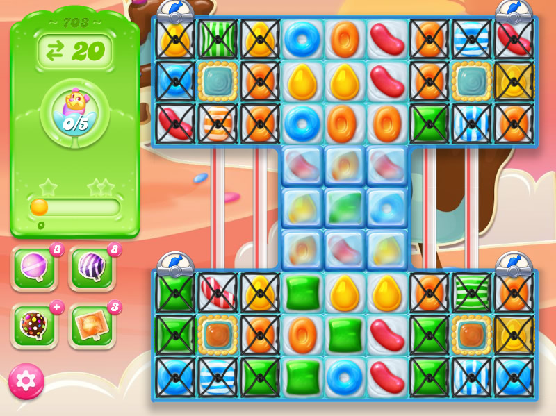Candy Crush Jelly Saga level 703 Candy Crush Jelly Saga level 703