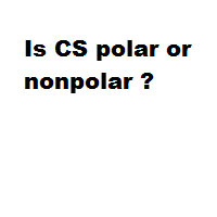 Is CS polar or nonpolar ? Is CS polar or nonpolar ?