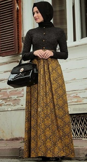 45 Model  Baju  Batik  Muslim  2019 Simple Casual Modern