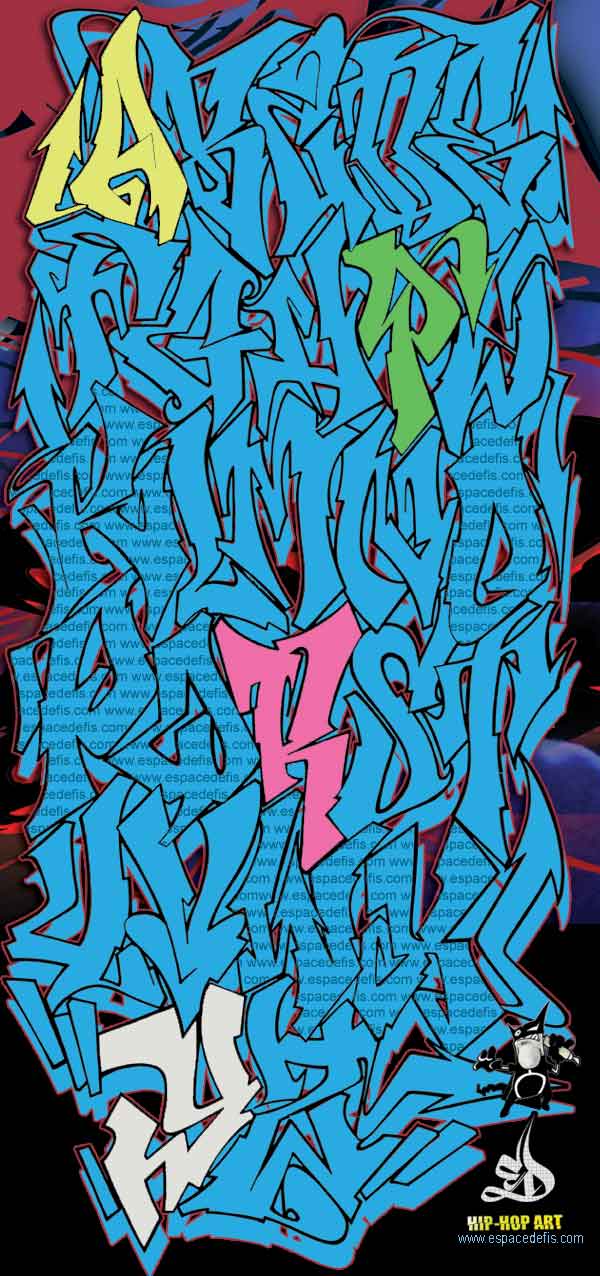 Wild Colorz | Graffiti Alphabet