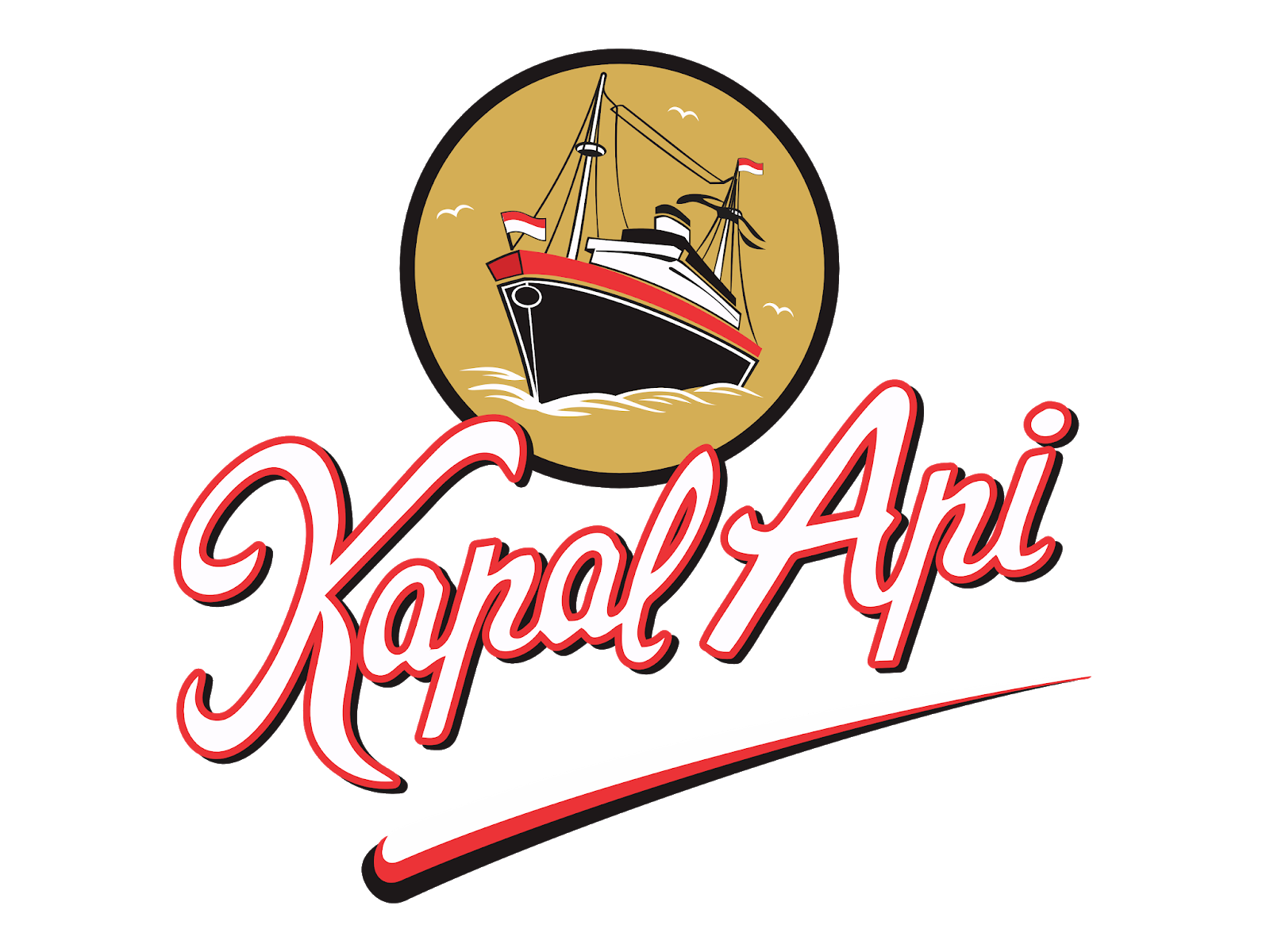Logo Kapal Api Vector Cdr & Png HD | GUDRIL LOGO | Tempat-nya Download