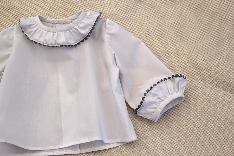 DIY Costura Blusa para bebé (patrón o moldes gratis)