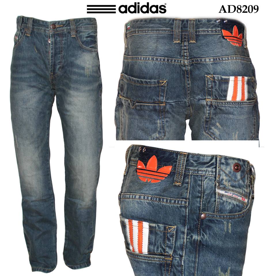  Grosir  Jeans  Celana  Jeans  Pria Adidas kode GJADS01