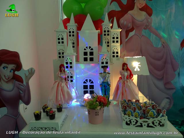 Decoração Ariel - Festa de aniversário infantil com o tema Ariel