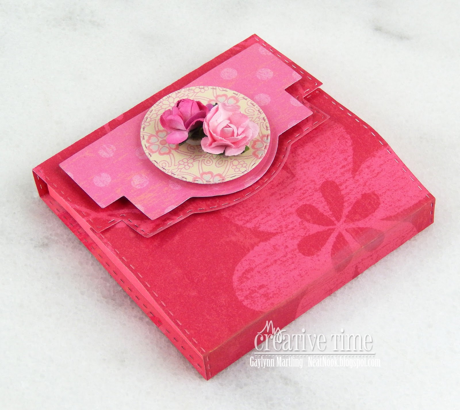 Neat Nook Creations Pink Floral Sticky Note Holder MCT 3D Wednesday