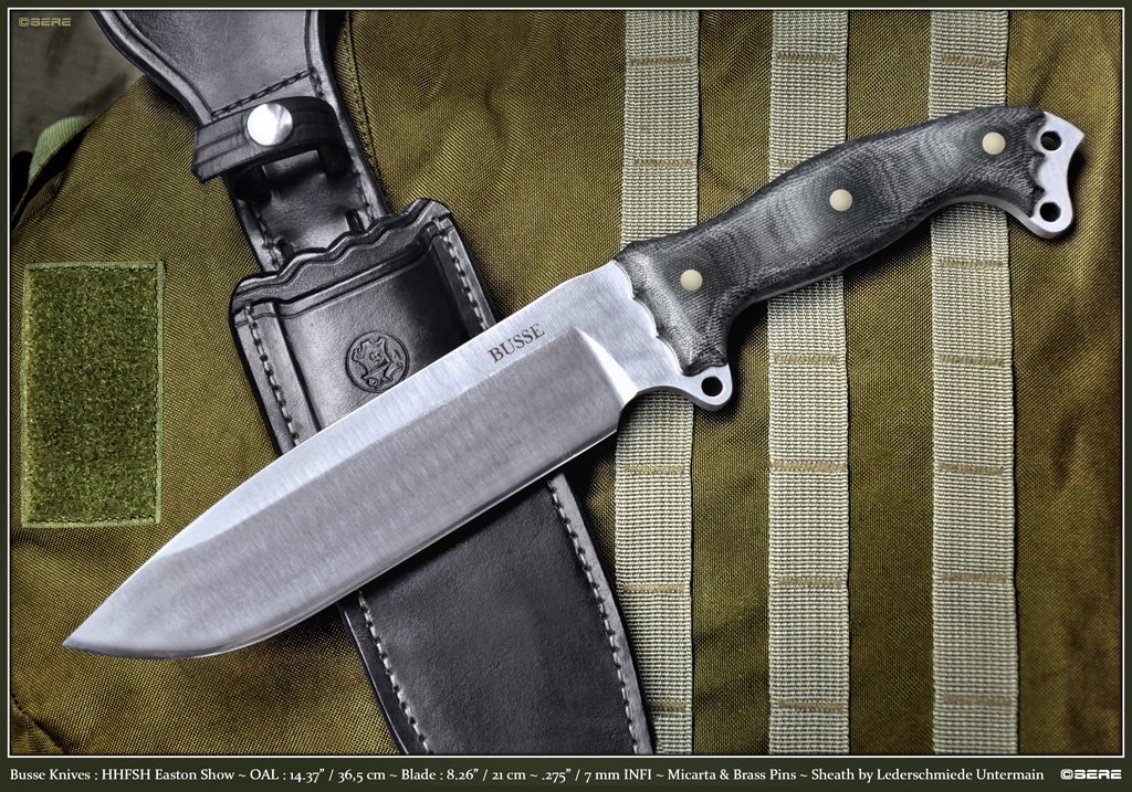 SERE KNIVES & PHOTOGRAPHY Busse Combat Knife HHFSH