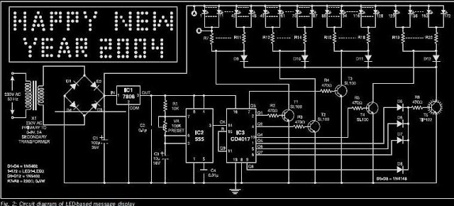 LED Based Message Display ~ Circuit Diary