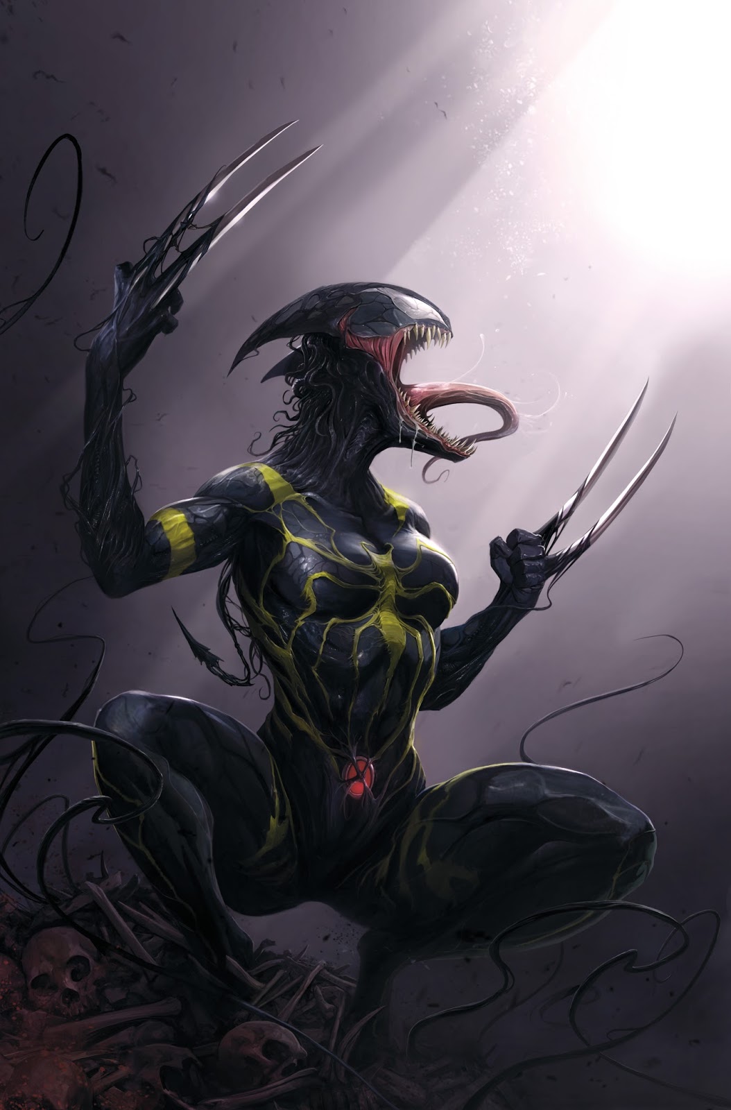 SPIDER-MAN DEADPOOL #15 WILLIAMS Venomized Variant Venom Marvel COMICS