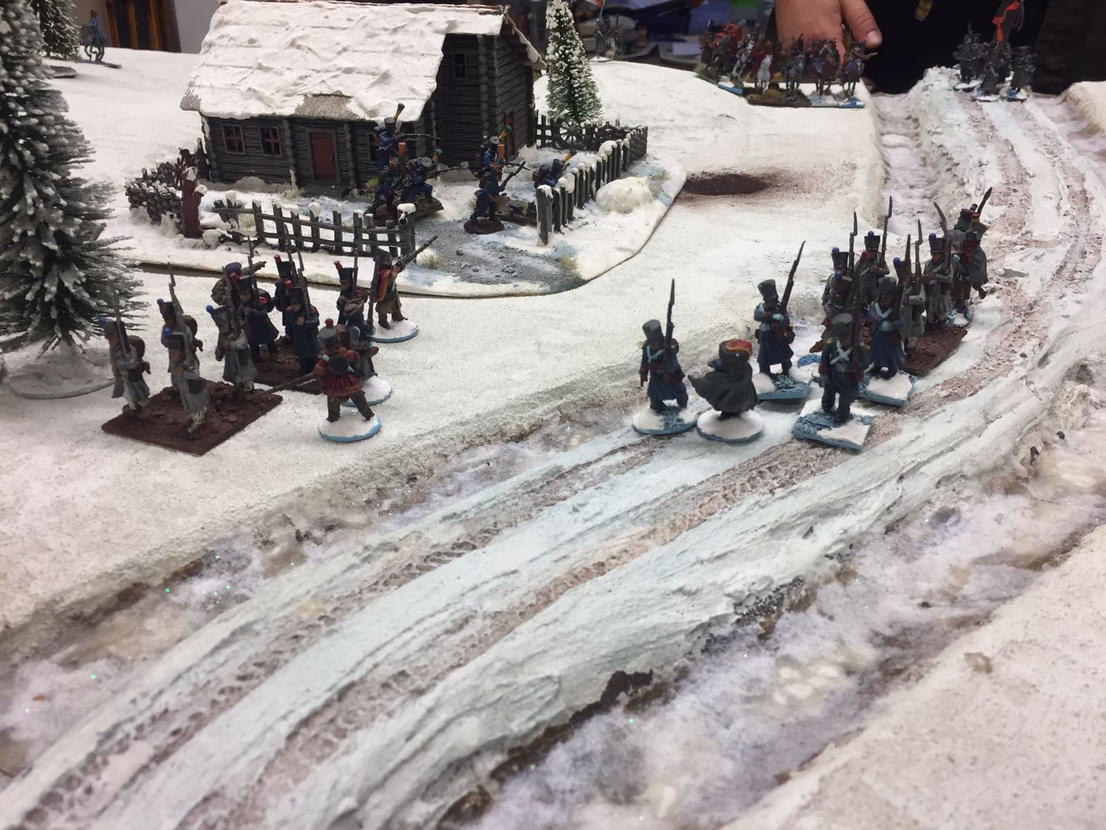 25 years of minis and counting Rearguard action 1812 Eagle Rampant demo