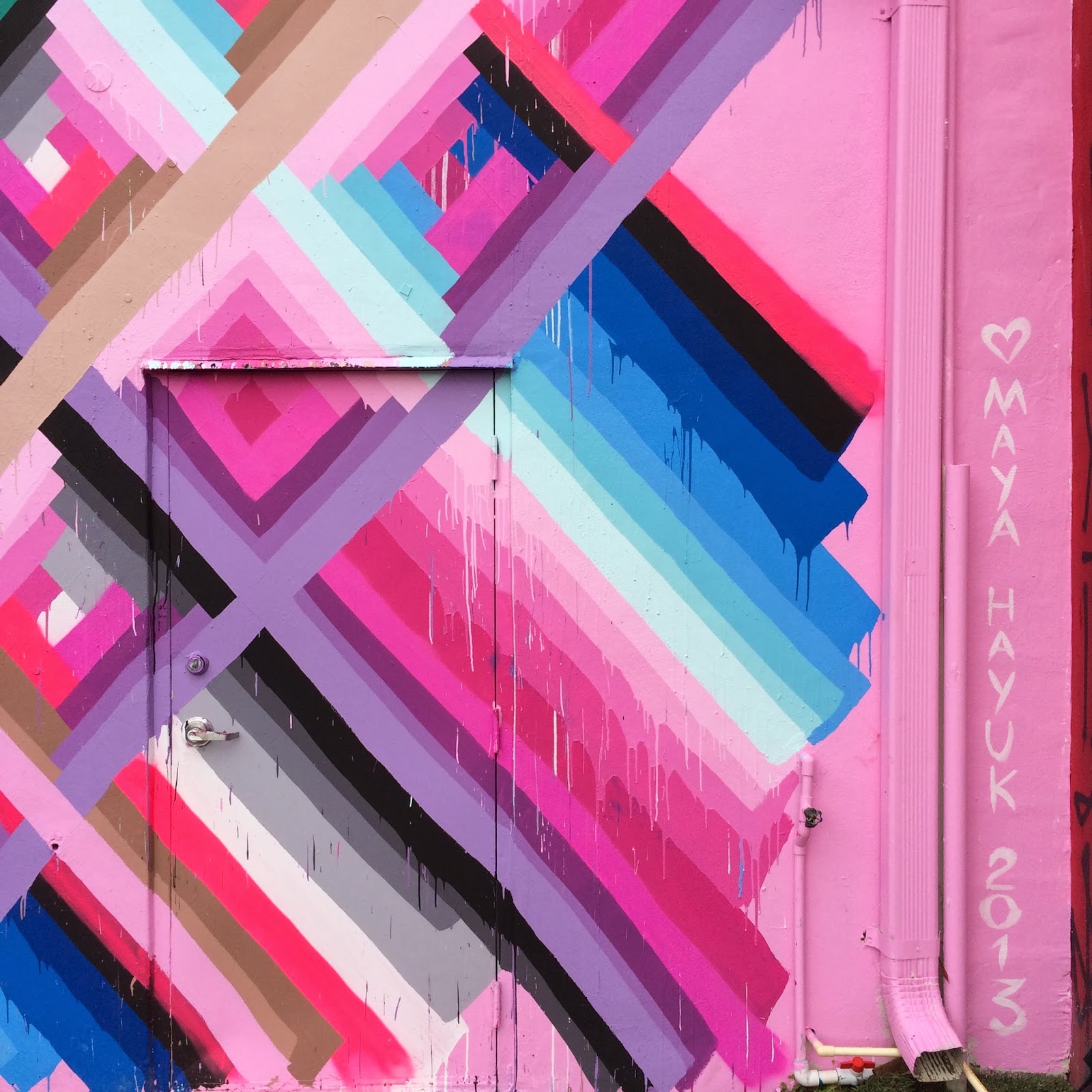 Maya Hayuk New Mural For Art Basel ’13 Wynwood Walls, Miami