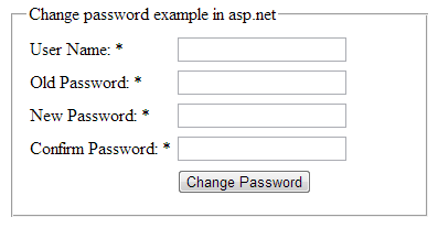 net user to change password